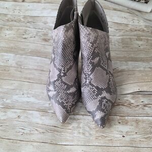 Fergalicious Snakeskin Patterned Ankle Boots